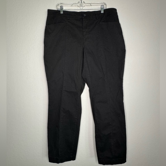 Duluth Trading Women's Workday Warrior Chino Slim Leg Pants- Sz‎ 18W - Picture 1 of 9